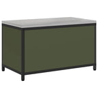 Kitchen Storage with Shelf Olive Green 90 x 50 x 53 cm Steel