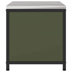 Kitchen Storage with Shelf Olive Green 90 x 50 x 53 cm Steel