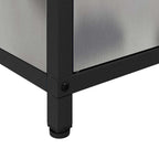 Kitchen Storage with Shelf Silver 90 x 50 x 53 cm Steel