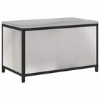 Kitchen Storage with Shelf Silver 90 x 50 x 53 cm Steel
