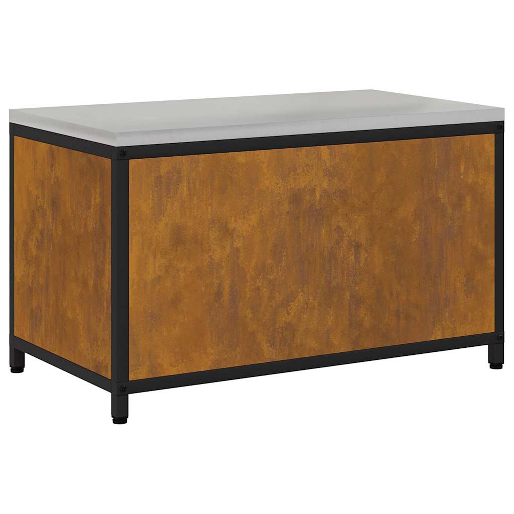 Kitchen Storage with Shelf Rusty 90 x 50 x 53 cm Steel