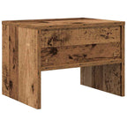 Bedside Cabinet 2 pcs Old wood 40 x 40 x 30 cm Engineered wood