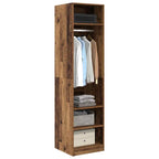 Wardrobe with Shelf Old Wood 50 x 50 x 200 cm Engineered Wood