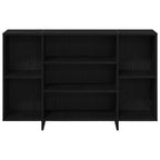 Sideboard Black Oak 120 x 30 x 75 cm Engineered Wood