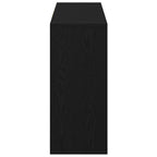 Sideboard Black Oak 120 x 30 x 75 cm Engineered Wood