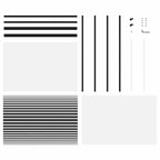 Glass Door Striped Black 102.5 x 2 x 205 cm Aluminium