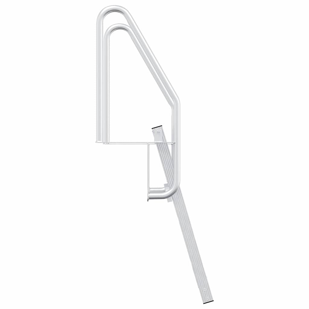3-Step Dock Ladder Silver 58 x 77 x 144 cm Aluminium