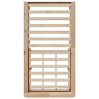 Bed Frame Wax Brown 75 x 190 cm Solid Pine Wood