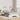 Floor Bed Frame with Storage White Wood