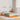 Floor Bed Frame Wax brown 80 x 220 cm Solid pine wood