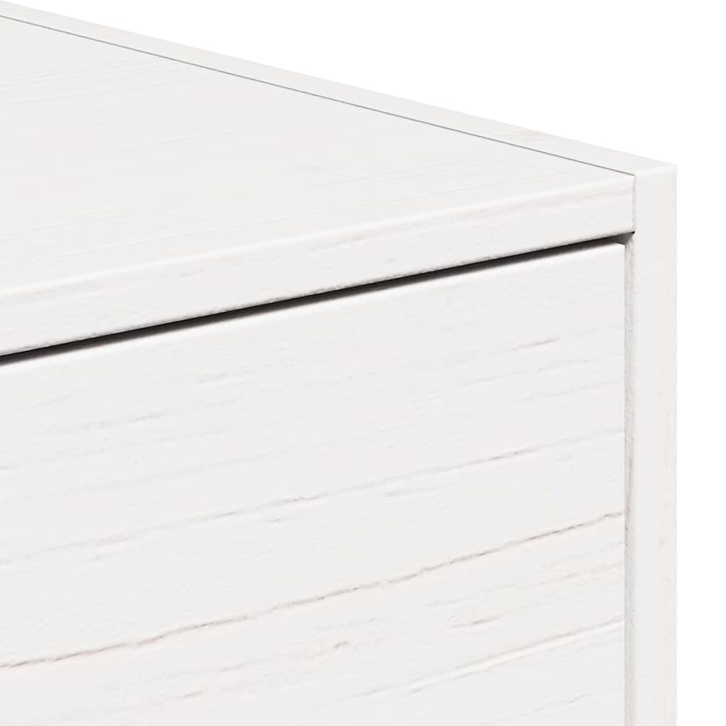 Bedside Table 2 pcs White 50 x 32.5 x 24 cm Solid pine wood