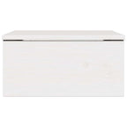 Bedside Table 2 pcs White 37 x 35 x 18.5 cm Solid pine wood