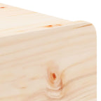 Bedside Table Brown 44 x 32.5 x 40 cm Solid pine wood