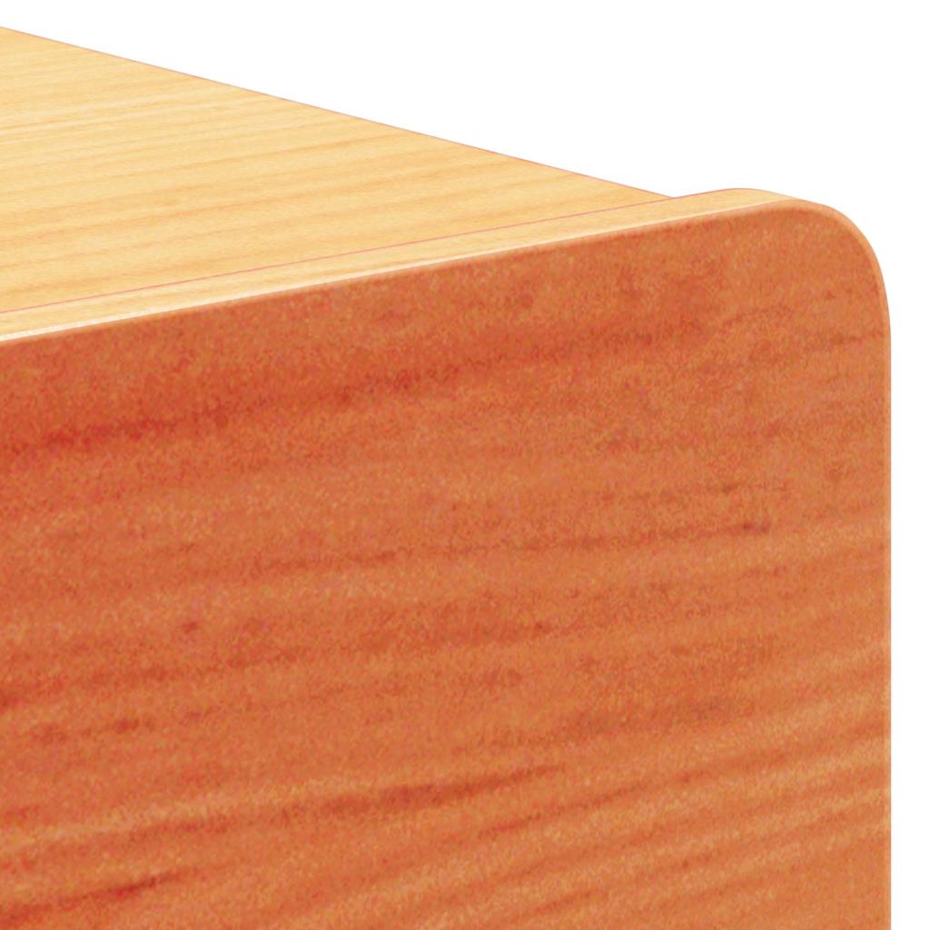 Bedside Table Wax Brown 44 x 32.5 x 40 cm Solid pine wood