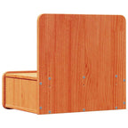 Bedside Table Wax Brown 44 x 32.5 x 40 cm Solid pine wood