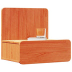 Bedside Table Wax Brown 44 x 32.5 x 40 cm Solid pine wood