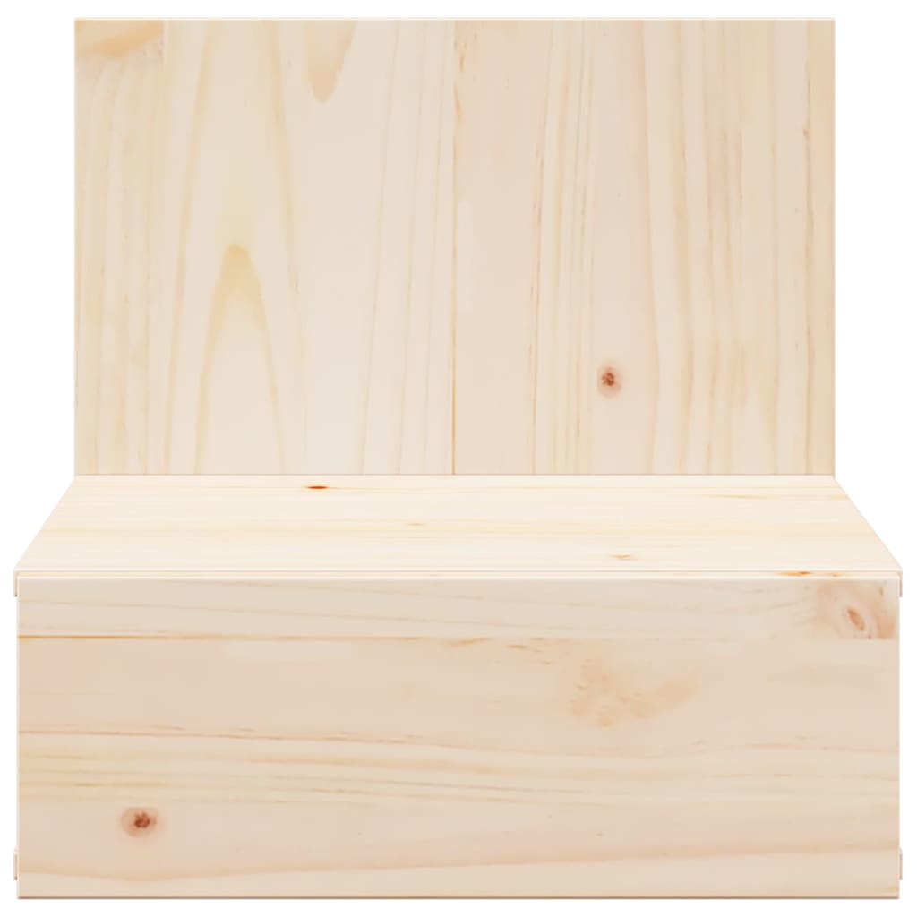 Bedside Table 2 pcs Brown 42 x 32.5 x 40 cm Solid pine wood