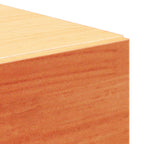 Bedside Table 2 pcs Wax Brown 42 x 32.5 x 40 cm Solid pine wood