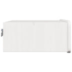 Bedside Table White 39 x 34 x 16.5 cm Solid pine wood