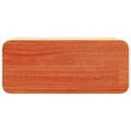 Bedside Table Wax Brown 39 x 34 x 16.5 cm Solid pine wood