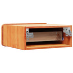 Bedside Table 2 pcs Wax Brown 39 x 34 x 16.5 cm Solid pine wood