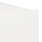 Bedside Table 2 pcs White 39 x 34 x 33 cm Solid pinewood