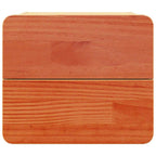 Bedside Table 2 pcs Brown 39 x 34 x 33 cm Solid pinewood