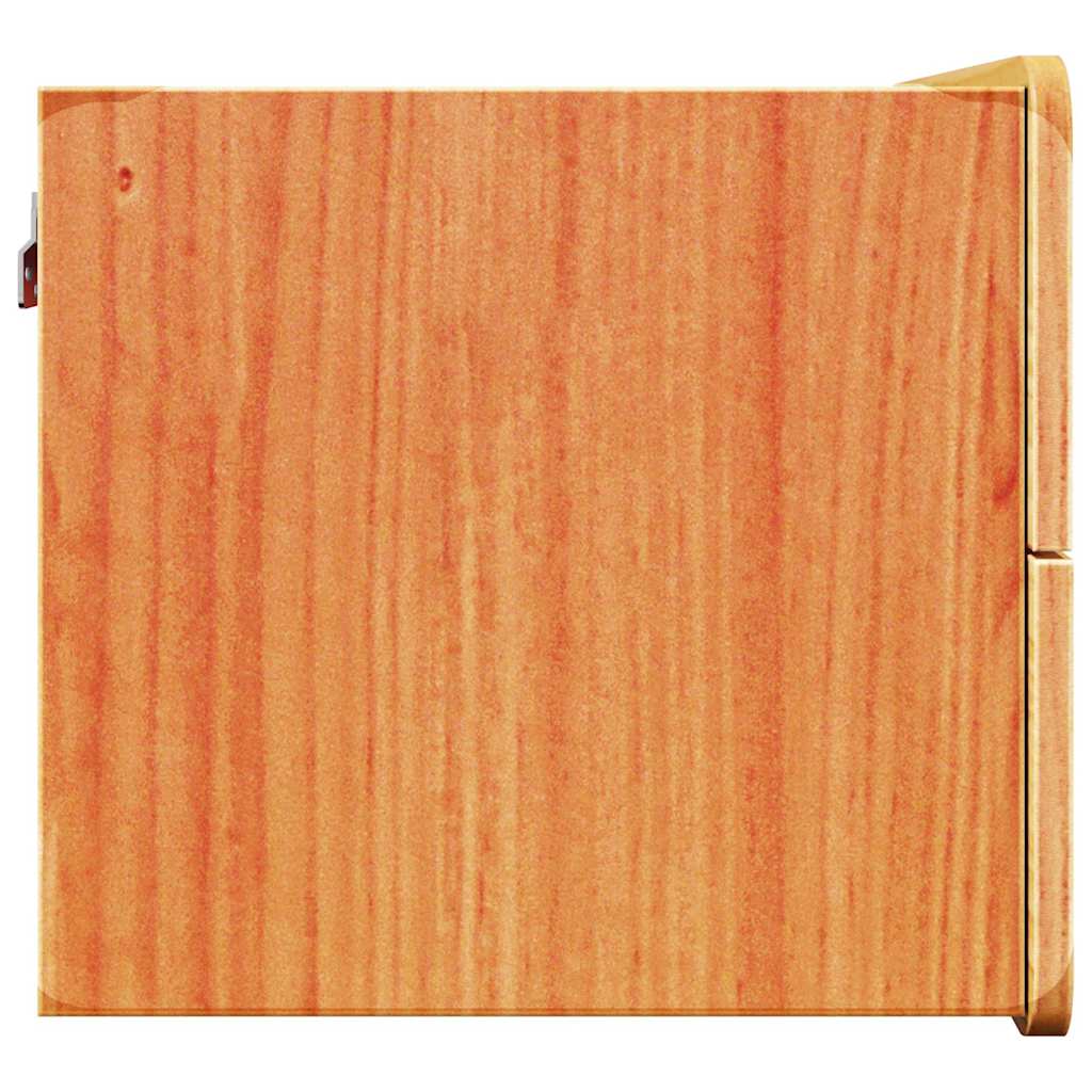 Bedside Table 2 pcs Brown 39 x 34 x 33 cm Solid pinewood