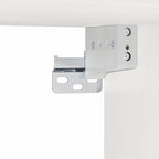 Bedside Table White 38 x 36 x 29.5 cm Solid pine wood