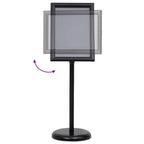Poster Stands 2 pcs Black 45 x 32.7 x 108 cm Aluminium