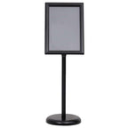 Poster Stands 2 pcs Black 45 x 32.7 x 108 cm Aluminium