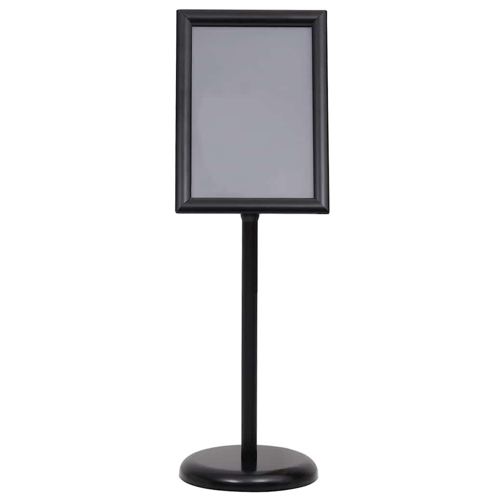 Poster Stands 2 pcs Black 45 x 32.7 x 108 cm Aluminium