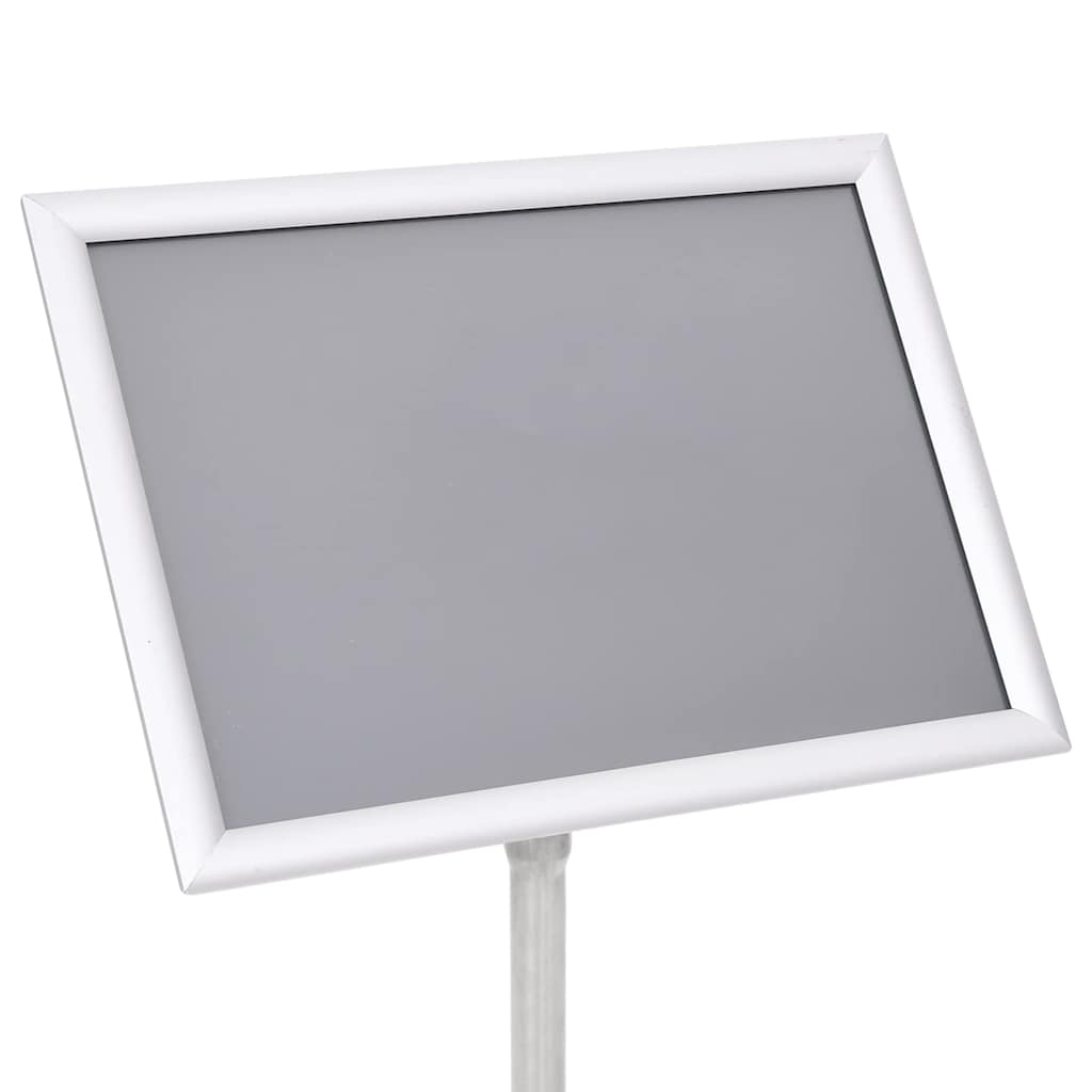 Poster Stands 2 pcs Silver 45 x 32.7 x 108 cm Aluminium