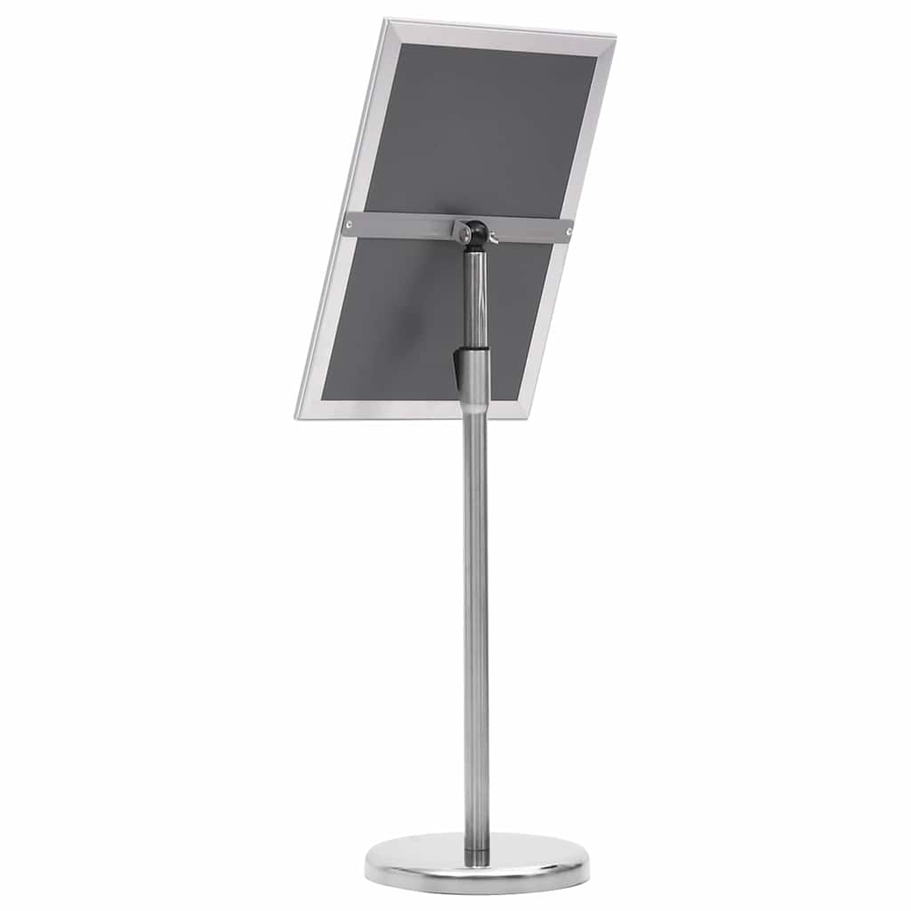 Poster Stands 2 pcs Silver 45 x 32.7 x 108 cm Aluminium