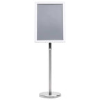 Poster Stands 2 pcs Silver 45 x 32.7 x 108 cm Aluminium