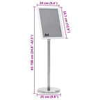 Poster Stands 2 pcs Silver 32.7 x 24 x 108 cm Aluminium