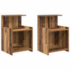 Bedside Cabinet 2 pcs Old Wood 40 x 35 x 60 cm Engineered Wood