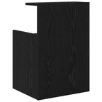 Bedside Cabinet 2 pcs Black Oak 40 x 35 x 60 cm Engineered Wood