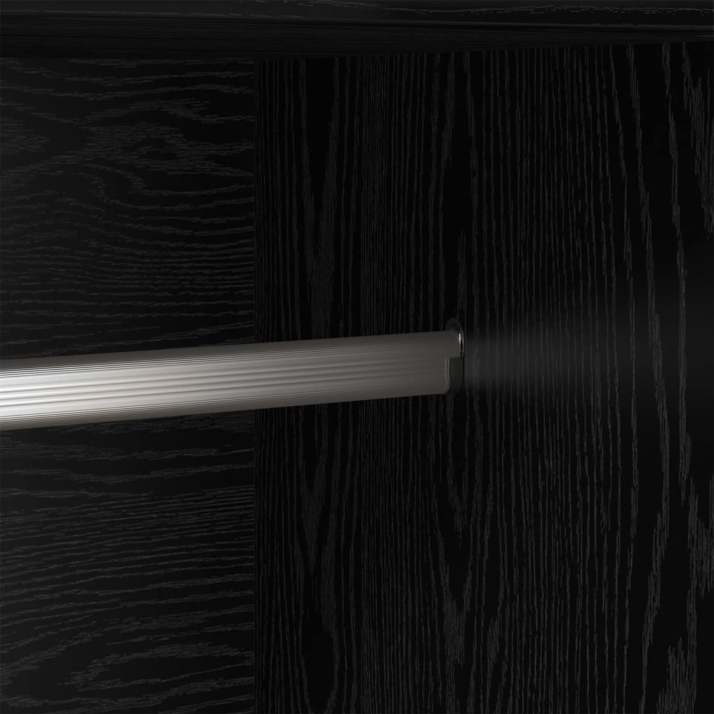 Wardrobe Black Oak 82.5 x 51.5 x 180 cm Engineered Wood