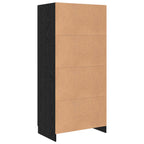 Wardrobe Black Oak 82.5 x 51.5 x 180 cm Engineered Wood