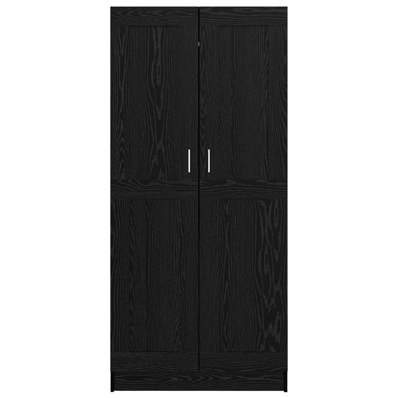 Wardrobe Black Oak 82.5 x 51.5 x 180 cm Engineered Wood