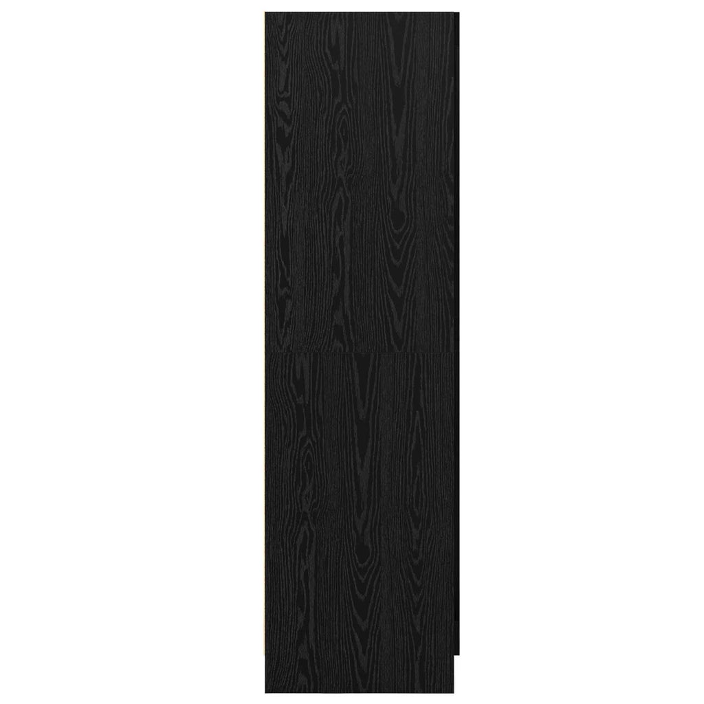 Wardrobe Black Oak 82.5 x 51.5 x 180 cm Engineered Wood