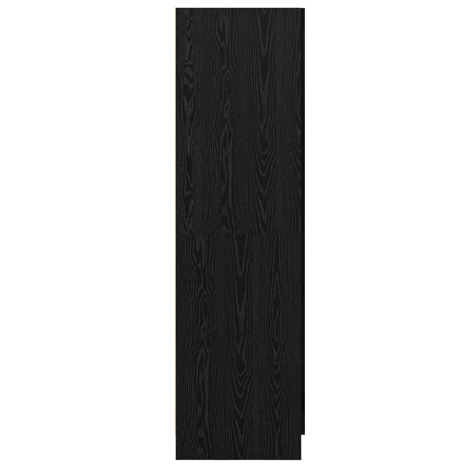Wardrobe Black Oak 82.5 x 51.5 x 180 cm Engineered Wood
