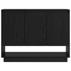 Sideboard Black Oak 97 x 29 x 75 cm Engineered Wood