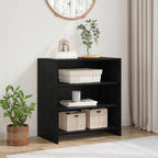 Sideboard Black 70 x 41 x 75 cm Engineered Wood