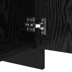 Sideboard Black Oak 70 x 41 x 75 cm Engineered Wood