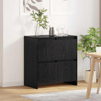 Sideboard Black Oak 70 x 41 x 75 cm Engineered Wood
