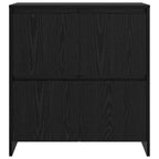 Sideboard Black Oak 70 x 41 x 75 cm Engineered Wood