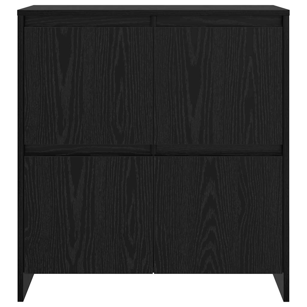 Sideboard Black Oak 70 x 41 x 75 cm Engineered Wood