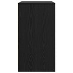 Sideboard Black Oak 70 x 41 x 75 cm Engineered Wood